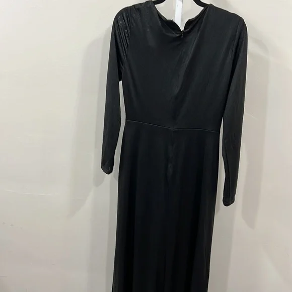 Lauren Ralph Lauren Women's Twist-Front Foil Print Jersey Gown - Picture 8 of 10